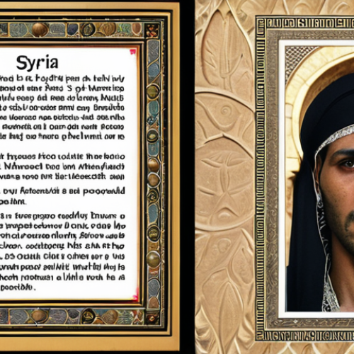 Here are two image prompts based on the provided text and table, focusing on different aspects of Syria's rich history and culture: