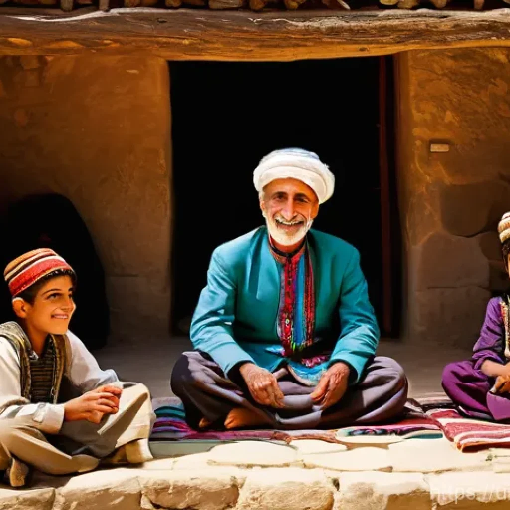 시리아 쿠르드족과 그 역사 - **Prompt 1: Echoes of Ancient Kurdistan**
"A vibrant, richly detailed painting depicting an anci...
