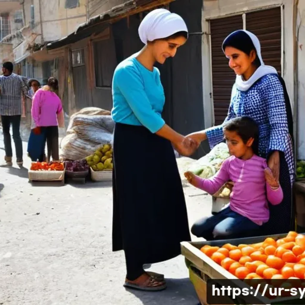 시리아 난민이 많은 국가 - Resilience in a Turkish City: Daily Life of Syrian Refugees**

**Prompt:** A vibrant street scene in...